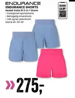 Sport Outlet ENDURANCE SHORTS tilbud
