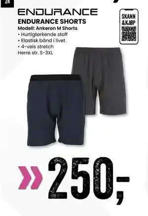Sport Outlet ENDURANCE SHORTS tilbud