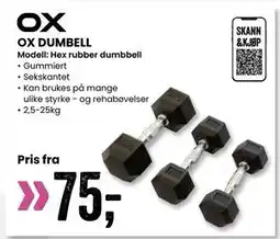 Sport Outlet OX DUMBELL tilbud