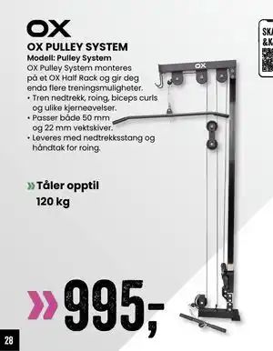 Sport Outlet OX PULLEY SYSTEM tilbud