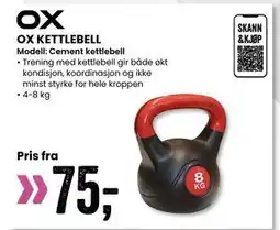 Sport Outlet OX KETTLEBELL tilbud