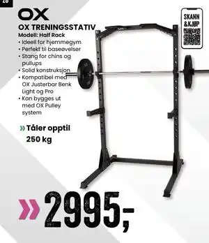Sport Outlet OX TRENINGSSTATIV tilbud