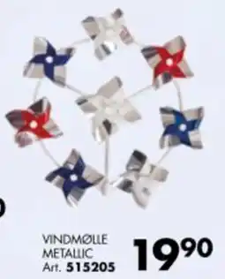 Sparkjøp VINDMØLLE METALLIC Art. 515205 tilbud