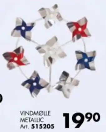 Sparkjøp VINDMØLLE METALLIC Art. 515205 tilbud