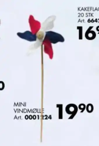 Sparkjøp MINI VINDMØLLE Art, 0001224 tilbud