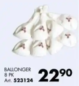Sparkjøp BALLONGER 8 PK Art. 523124 tilbud