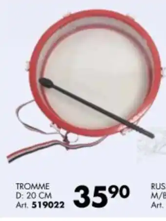 Sparkjøp TROMME D: 20 CM Art. 519022 tilbud