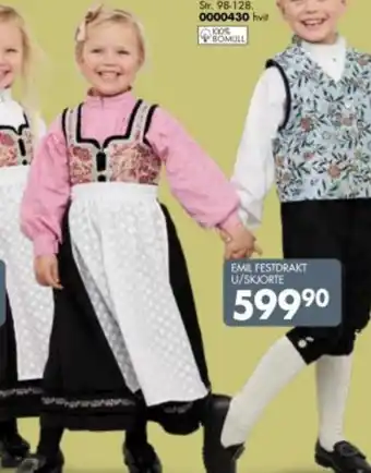 Sparkjøp EMIL FESTDRAKT U/SKJORTE tilbud