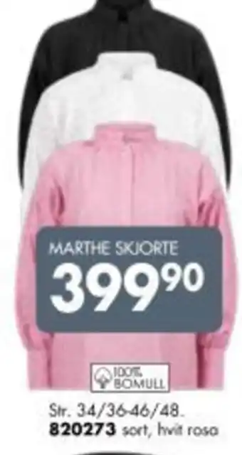 Sparkjøp MARTHE SKJORTE tilbud