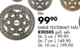 Sparkjøp EMILIE FESTDRAKT NÅL tilbud
