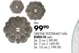 Sparkjøp GRETHE FESTDRAKT NÅL 820510 solv tilbud