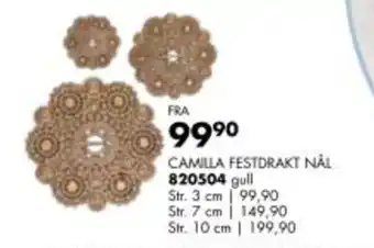 Sparkjøp CAMILLA FESTDRAKT NÅL tilbud