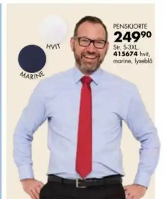 Sparkjøp PENSKJORTE tilbud