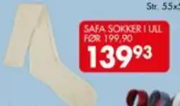 Sparkjøp SAFA SOKKER I ULL tilbud