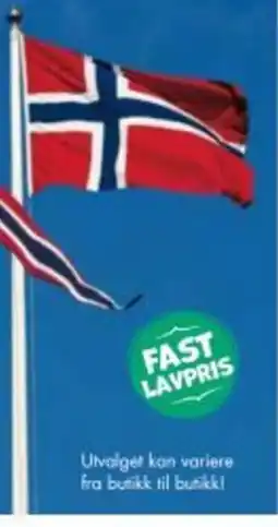 Sparkjøp FLAGG  FRA KUN KR tilbud