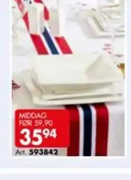 Sparkjøp MIDDAG tilbud