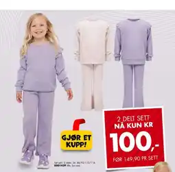 Sparkjøp Set sett i 2 deler, Str. 86/92-110/116 0001439 lilla, lys rosa tilbud