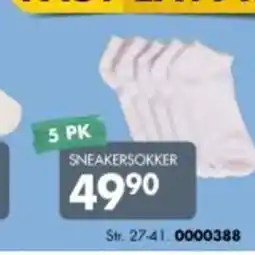Sparkjøp SNEAKERSOKKER tilbud