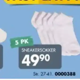 Sparkjøp SNEAKERSOKKER tilbud