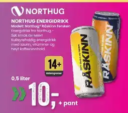 Sport Outlet NORTHUG ENERGIDRIKK tilbud