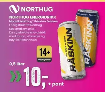 Sport Outlet NORTHUG ENERGIDRIKK tilbud