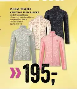 Sport Outlet KARI TRAA KARI TRAA FLEECEJAKKE Modell: Louise Fleece tilbud