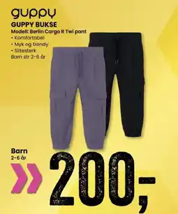 Sport Outlet GUPPY BUKSE Modell: Berlin Cargo R Twi pant tilbud