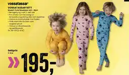 Sport Outlet VOSSATASSAR SETT Modell: Ponk Baselayer sett - Barn Behagelig og mykt 2-delt sett tilbud