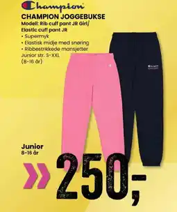 Sport Outlet CHAMPION JOGGEBUKSE tilbud