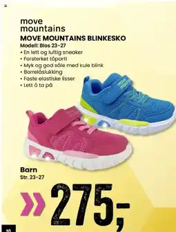 Sport Outlet Move mountains MOVE MOUNTAINS BLINKESKO tilbud