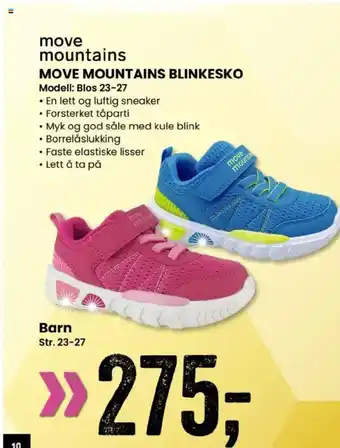 Sport Outlet Move mountains MOVE MOUNTAINS BLINKESKO tilbud