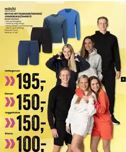 Sport Outlet MITCHI HETTEGENSER/GENSER/ JOGGEBUKSE/SHORTS tilbud