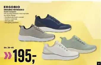 Sport Outlet ERGOBIO FRITIDSSKO Modell: Basepoint tilbud