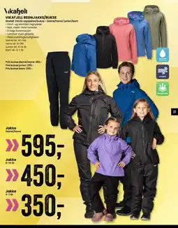 Sport Outlet VIKAFJELL REGNJAKKE/BUKSE tilbud