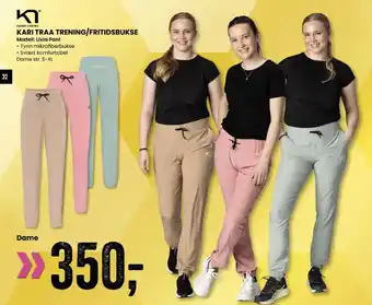 Sport Outlet KARI TRAA TRENING/FRITIDSBUKSE tilbud