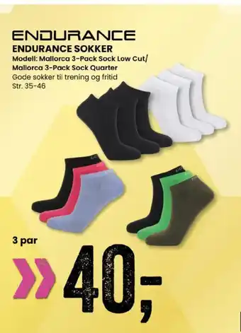 Sport Outlet ENDURANCE SOKKER tilbud