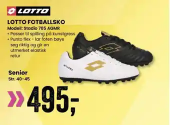 Sport Outlet LOTTO FOTBALLSKO Modell: Stadio 705 AGMR tilbud