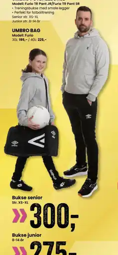 Sport Outlet UMBRO FOTBALLBUKSE tilbud