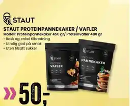 Sport Outlet STAUT PROTEINPANNEKAKER/VAFLER tilbud