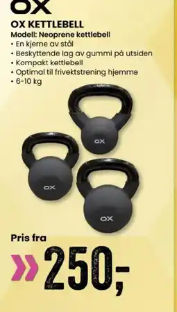 Sport Outlet OX KETTLEBELL tilbud