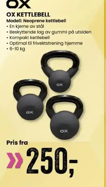 Sport Outlet OX KETTLEBELL tilbud