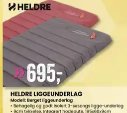 Sport Outlet HELDRE LIGGEUNDERLAG Modell: Berget liggeunderlag tilbud