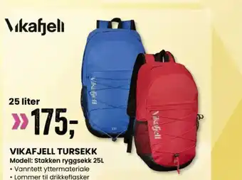 Sport Outlet VIKAFJELL TURSEKK Modell: Stakken ryggsekk 25L tilbud