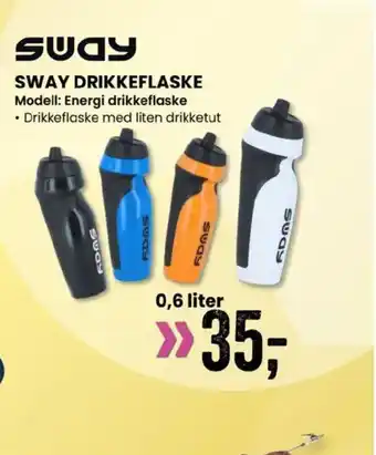 Sport Outlet SWAY DRIKKEFLASKE Modell: Energi drikkeflaske tilbud