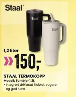 Sport Outlet STAAL TERMOKOPP tilbud