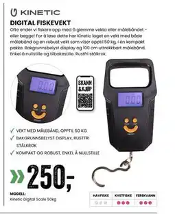 Sport Outlet DIGITAL FISKEVEKT tilbud