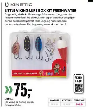 Sport Outlet LITTLE VIKING LURE BOX KIT FRESHWATER tilbud