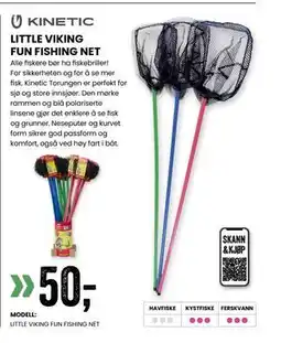 Sport Outlet LITTLE VIKING FUN FISHING NET tilbud