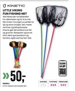 Sport Outlet LITTLE VIKING FUN FISHING NET tilbud