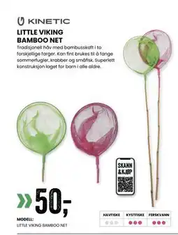 Sport Outlet LITTLE VIKING BAMBOO NET tilbud